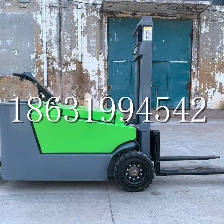 富顺县小型电动叉车1吨2吨步行站驾式电瓶堆高充电装卸车液压升降车铲车